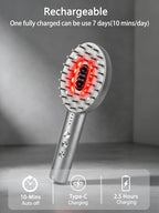 3-in-1 Electric Scalp Massager Brush, Vibrating Scalp Massager Comb - Image 5