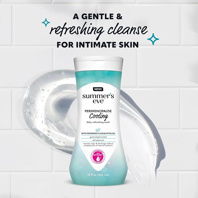 Summer's Eve Perimenopause Cooling Wash, Cooling pH-Balanced Formua - Image 6