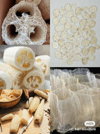 4" Natural Loofah Exfoliating Body and Face Sponge - Image 8