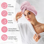 my novel things 3 Pack Hair Towel Wrap - Image 4