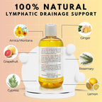 Lymphatic Massage Oil for Massage Therapy | 100% Natural Lymphatic Drainage Oil - Image 2