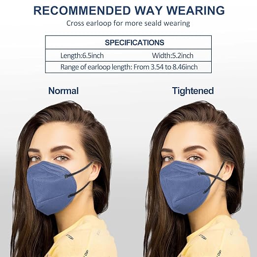 HUHETA KN95 Face Masks for Adults, Packs of 30 KN95 Mask - Image 4
