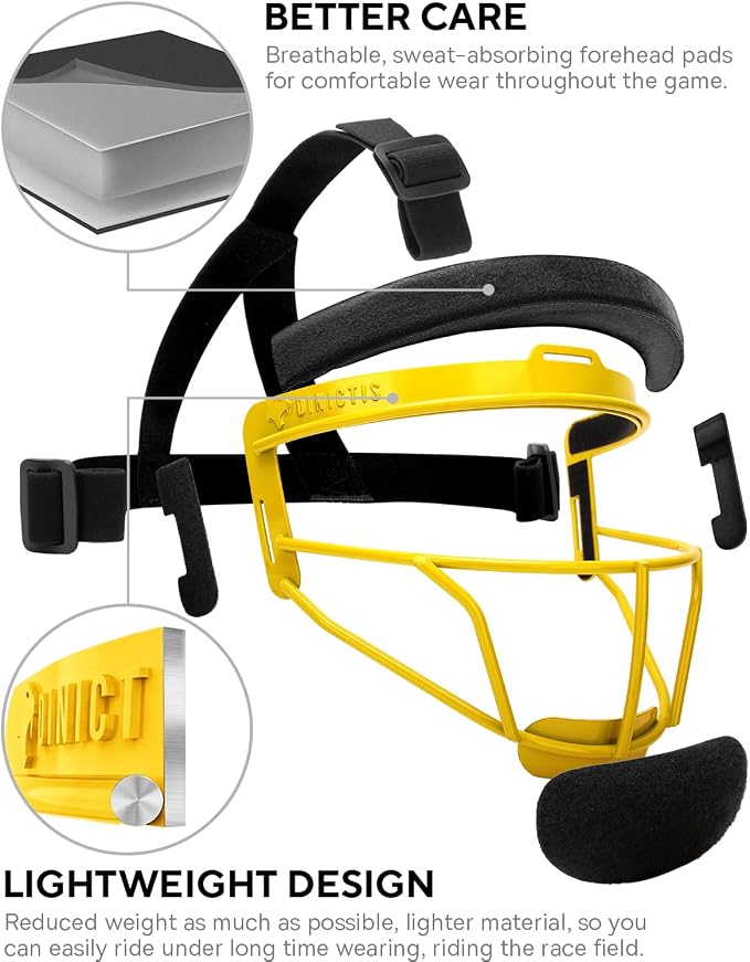 Dinictis Softball Face Mask, Lightweight, Comfortable, - Image 3