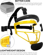 Dinictis Softball Face Mask, Lightweight, Comfortable, - Image 3