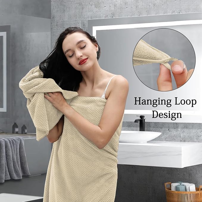 Extra Large Bath Towels Set 35x70 Inches - Image 7