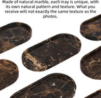 Natural Marble Tray Oval, Bathroom Vanity Tray - Image 4