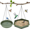 Hanging Bird Bath，2 in 1 XL Hanging Bird Feeder & Birds Bath by Bathth