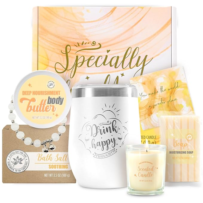Gifts for Women BODY & EARTH Birthday Gift Sets, Vanilla Bath Set Spa Gifts for by BODYEARTH