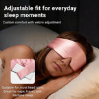 Mulberry Silk Sleep Mask for Women, 100% Blackout Eye Mask for Sleeping - Image 6