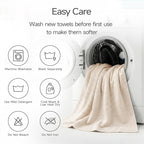 REDKISS Towels 2 Pack Luxury Extra Large Bath Towels Set 30 x 58 Inches – 100% - Image 7