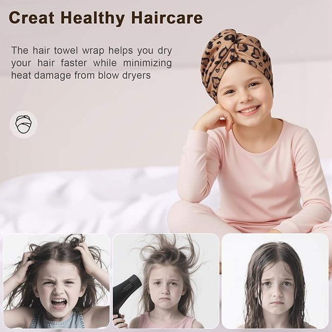 Unicorn Castle Microfiber Hair Towel - Image 4
