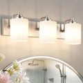 SOLFART Modern Brushed Nickel 3 Light Vanity Sconces by SOLFART