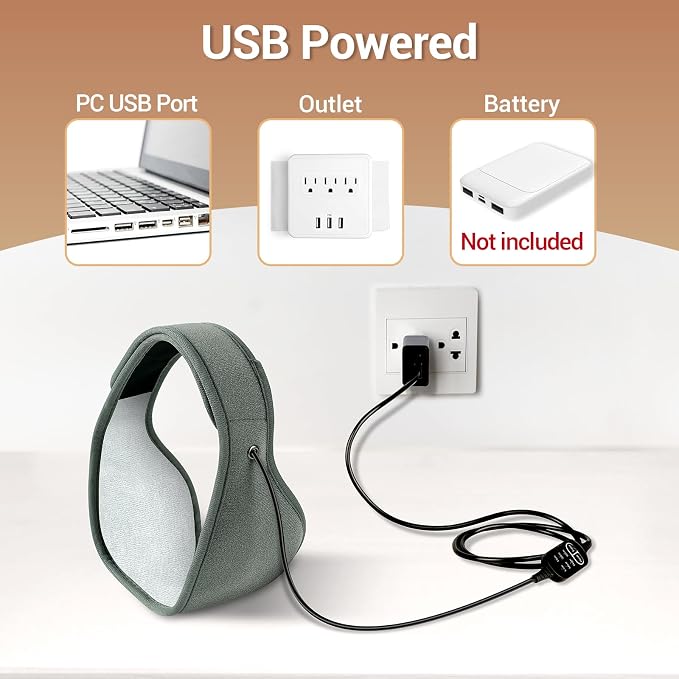 Comfytemp Face Heating Pad for TMJ Relief, Heated Face Mask - Image 3