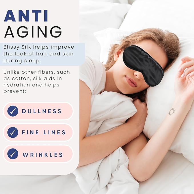 Blissy Silk Sleep Mask - Image 6