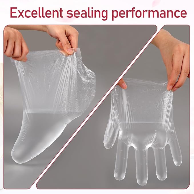200 Pcs Paraffin Wax Liners for Feet and Hand, Disposable Paraffin Bath Liners - Image 2