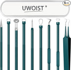 Blackhead Remover Tools Pimple Popper Tool Kit Comedones Extractor Acne Removal by UWOIST