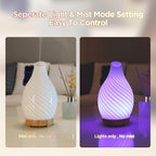 INRORANS Art Glass Essential Oil Diffuser - 160ml Ultrasonic Cool Mist Scent - Image 6