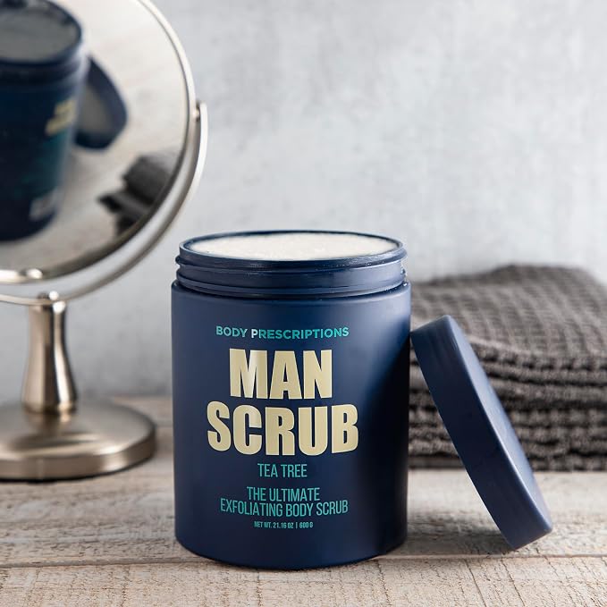 Body Prescriptions Men’s Exfoliating Body Scrub – Ultimate Skin Cleansing Wash - Image 4
