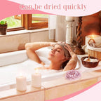 Boao 6 Pcs Bath Shower Pouf Sponge Mesh Pouf Shower Ball Exfoliating Body - Image 4