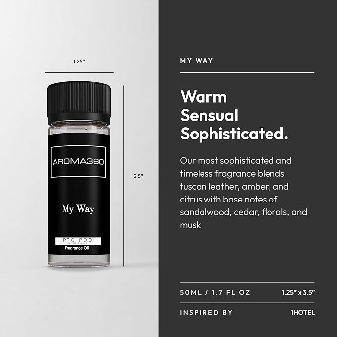 Aroma360 | My Way Pro-Pod Oil Blend | Luxury Hotel Inspired Diffuser Scent | - Image 3