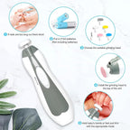 Qunlions life Baby Nail Trimmer Electric, 6 in 1 Baby Nail File Clippers Infant - Image 6