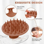 Meartchy Silicone Scalp Massager Shampoo Brush, Scalp Brush - Image 3