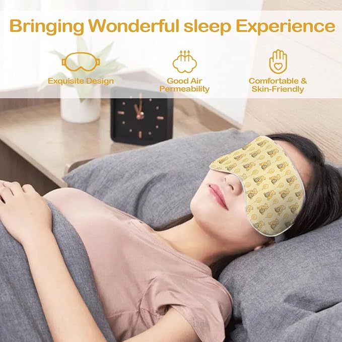 Winnie Sleep Eye Masks for Kids Women, Sleep Eye Mask Blindfold - Image 5