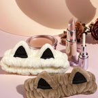 2 Pcs Cat Ears Headband, Cute Spa Headbands - Image 8