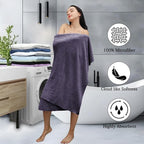 8-Piece Purplr Bath Towels Set, 2 Oversized Large Bath Towels Sheet, 2 Hand - Image 3
