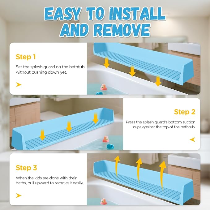 Splash Guard for Bathtub Kids - Image 6