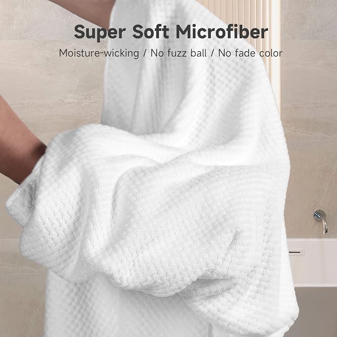 Umisleep Extra Large Microfiber Hair Towel - Image 4