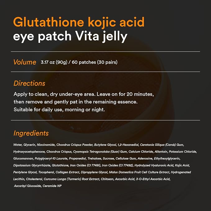 Abib Glutathione Kojic Acid Eye Patches - Image 9