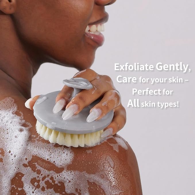 Body Scrubber 2 Pack, BEAUTAIL Gentle Exfoliating Shower Bath Brush, Soft - Image 3