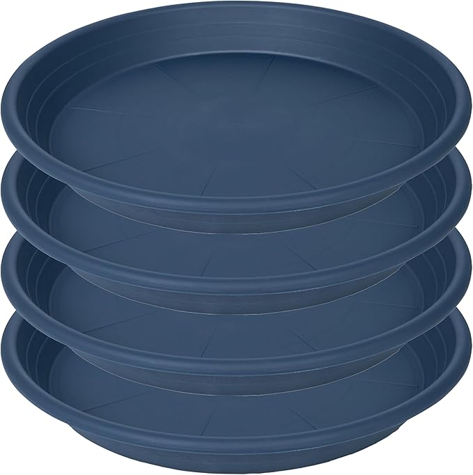 4 Pack of 16 inch Plant Saucer, Large Plant Tray, Heavy Sturdy Plant Drainage by Unknown
