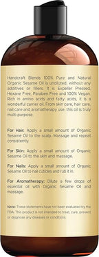 Handcraft Blends Organic Sesame Oil - Image 2