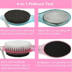 Foot File Callus Remover 4-in-1, Feet Scraper Pedicure Tools - Image 2