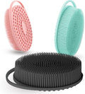 Silicone Body Scrubber 3 Pack Silicone Loofah Exfoliating Body Scrubber Soft by Unknown