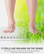 OTHWAY Non Slip Grassy Bathtub Mat : 27.5X15.7 inches Sturdy But Soft Bath - Image 5