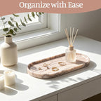 Koville Natural Marble Tray, Catchall - Image 6