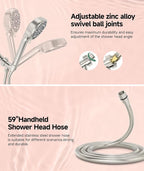 Filtered Shower Head with Handheld, 9-Spray Mode High Pressure Detachable - Image 7