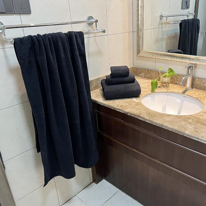 YTYC 29x59 Inch Bath Towels Set of 6 Large, Super Soft Absorbent Lint Free - Image 3