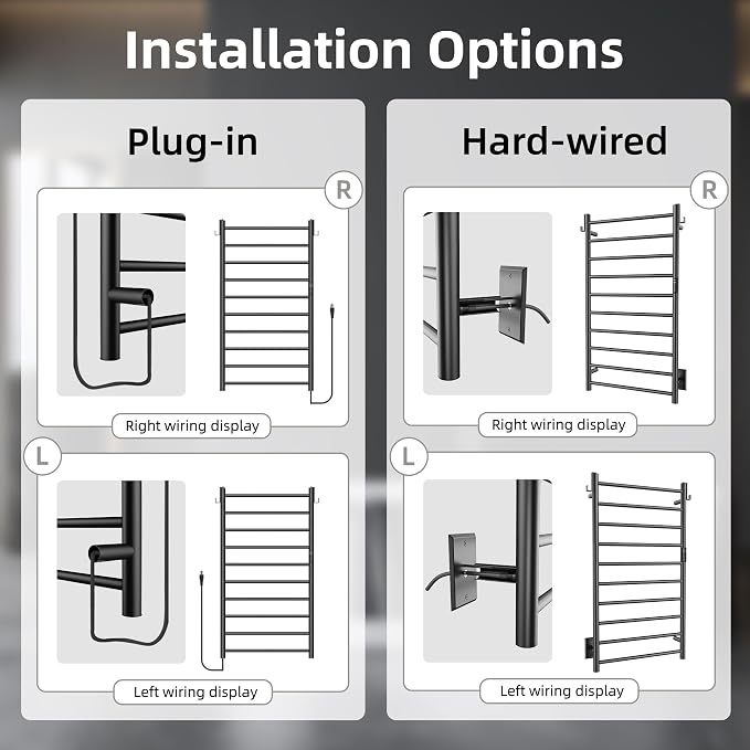 P&Dlusir Towel Warmer, Heated Towel Rack - Image 6