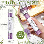 12 Pcs Aromatherapy Bath Salts Test Tube Bath Salts - Image 2