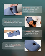 Heated Eye Mask – Cordless Rechargeable Warm Eye Mask - Image 2