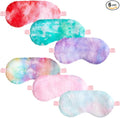 Cuffbow 6 Pack Plush Sleep Mask Set, Cute Plush Eye Masks by Cuffbow
