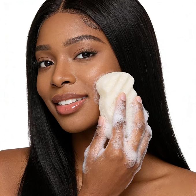 3 Pcs Natural Konjac Facial Sponges - Image 8