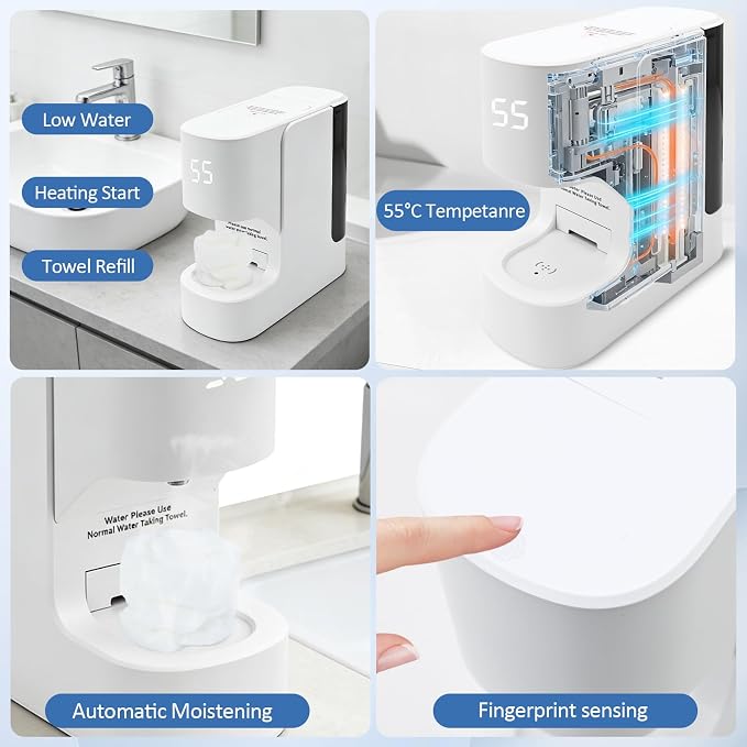 Hot Face Towel Warmer with Voice Alert - Image 4