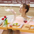 Yirilan Lux Expandable Bathtub Tray Caddy - Image 5