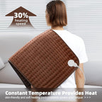 VALGELUIK 17x33 Heating Pad for Pain Relief | Ultra-Soft Microplush Fabric | 6 - Image 4