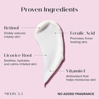 MEDIX Fragrance Free Retinol Face Moisturizer & Body Lotion Crepey Skin Care - Image 3